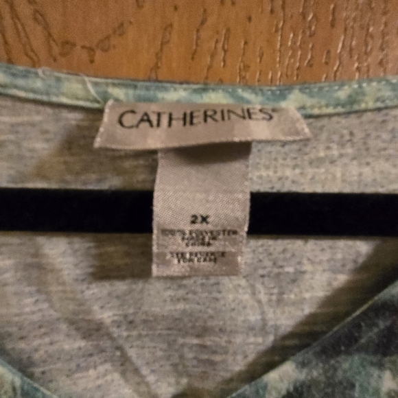 Catherines 2x Tie-Dye Women's Top - Picture 5 of 5